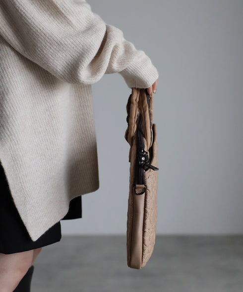 【雑誌掲載】星柄PC ハンドバッグポーチセット 12-1007